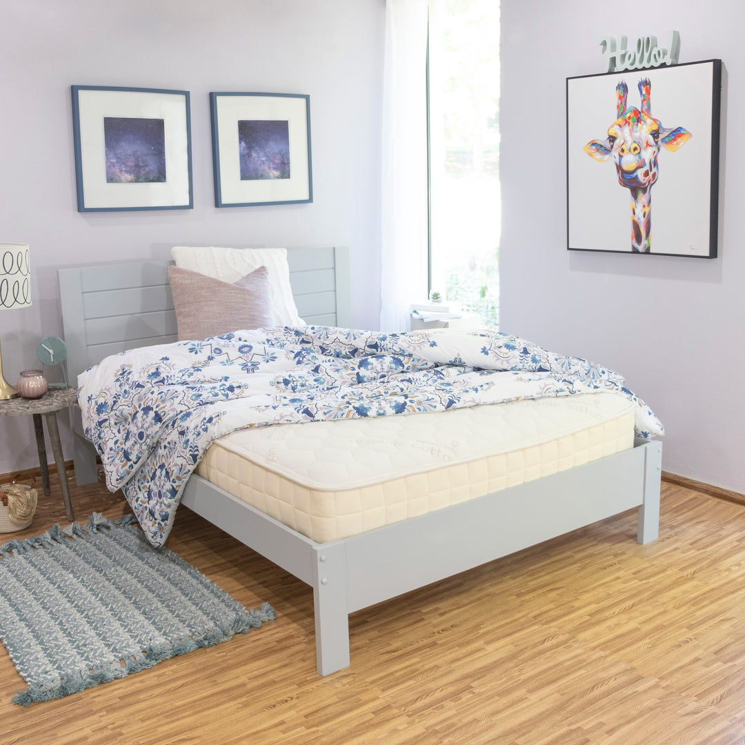 Bedroom View Naturepedic Verse Mattress Dressed